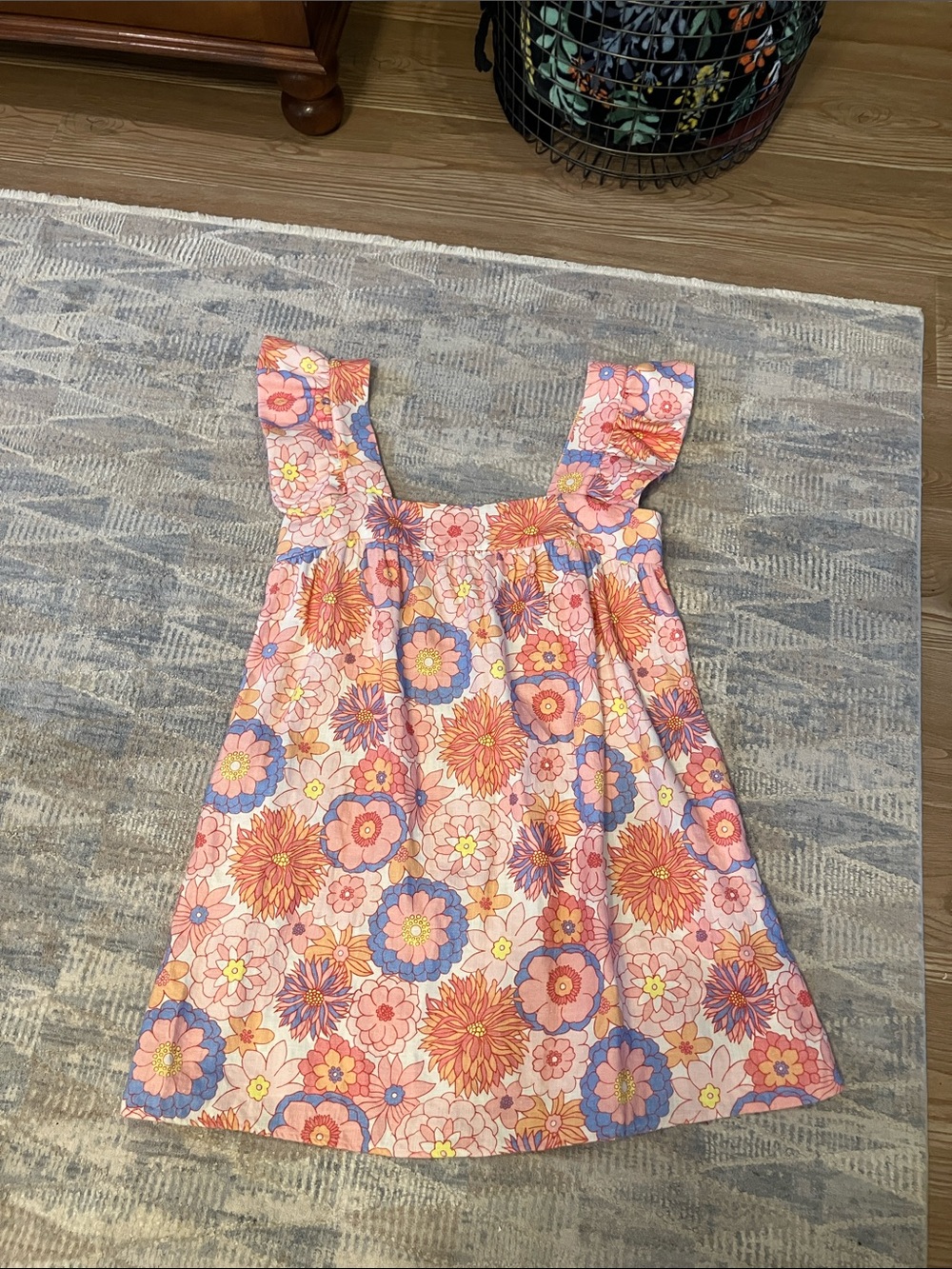 Tuckernuck x Cameron Eubanks Wimberly Folly Pink Floral Ruffle-Shoulder Sundress